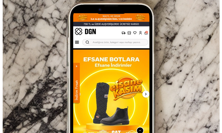 DGN E-Ticaret Sitesinin Yeni Tasarımını Müşterilerle Buluşturdu  